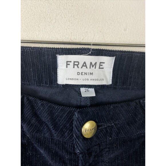 Frame Le Crop Mini Boot Corduroy Pants Women's Size 26x27 - Picture 2 of 6